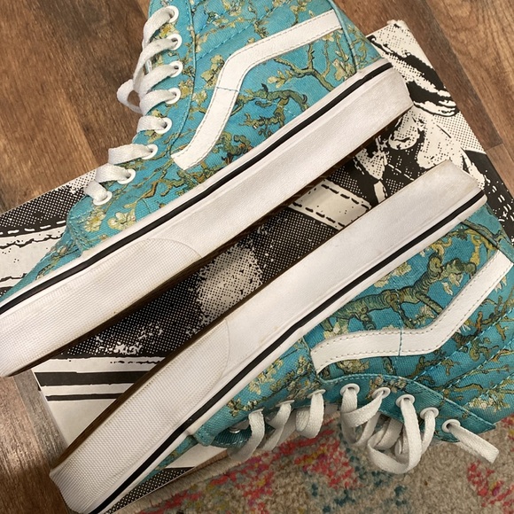 Van Gogh Cherry Blossom Limited Edition Vans - Picture 3 of 7